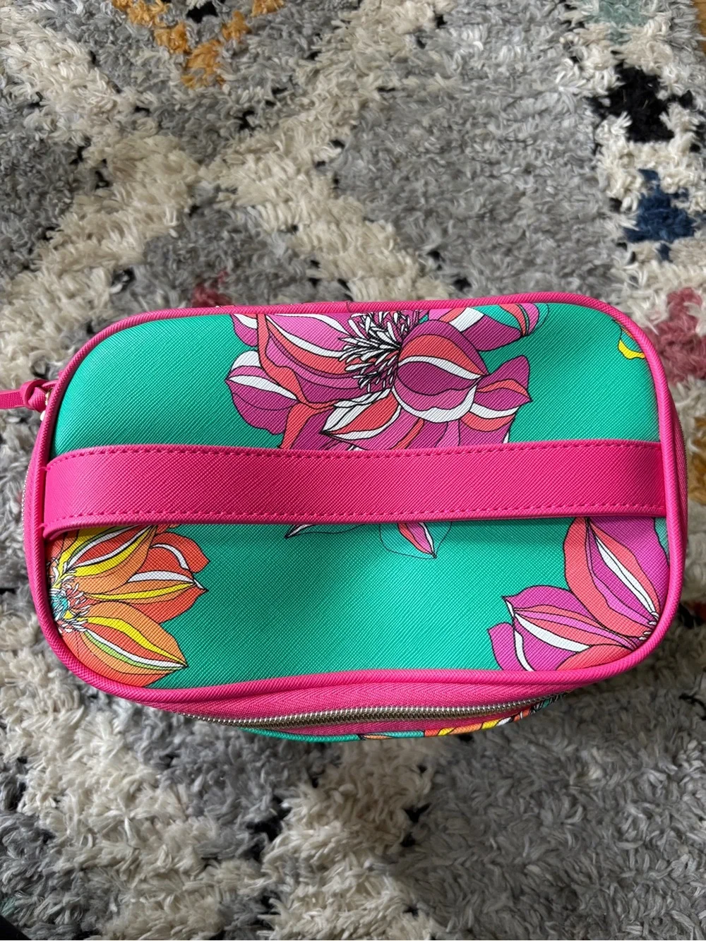 Trina Turk floral make up bag